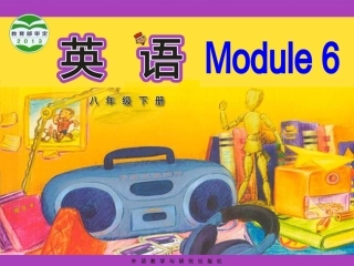 八下Module6Unit2