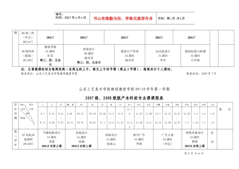 山东工艺美术学院继续教育学院_第2页