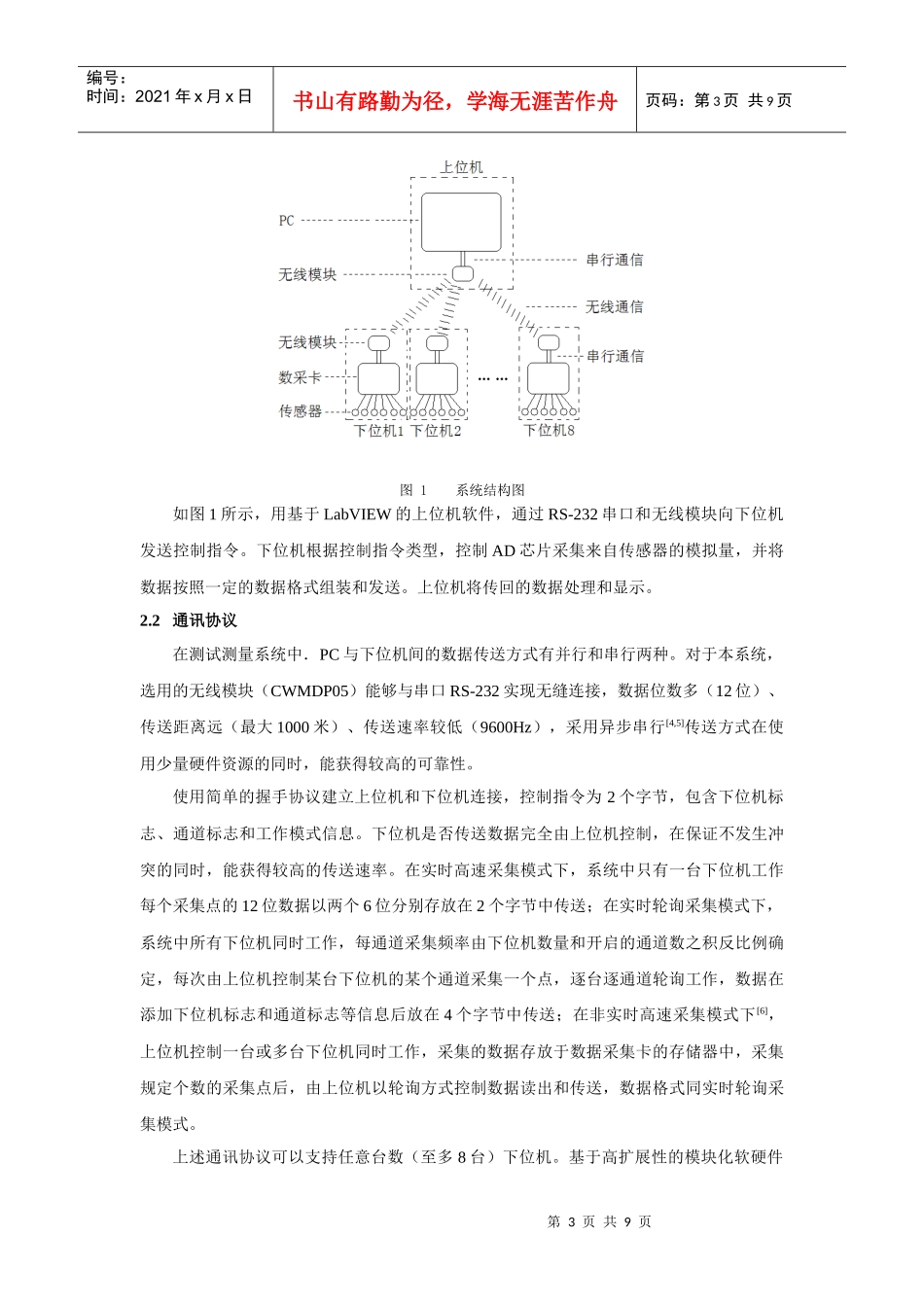 基于LabVIEW 的无线分布式数据采集系统_第3页
