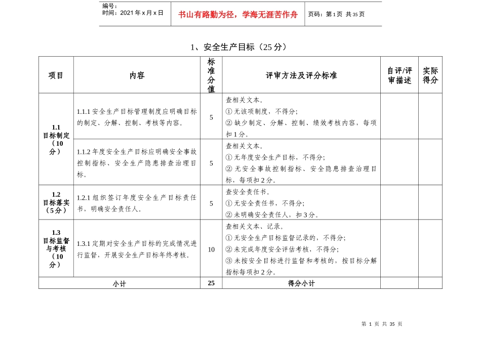 农村水电站安全生产标准化评审标准_第3页