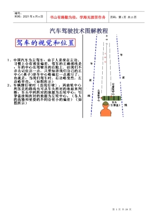 汽车驾驶技术图解教程[2]