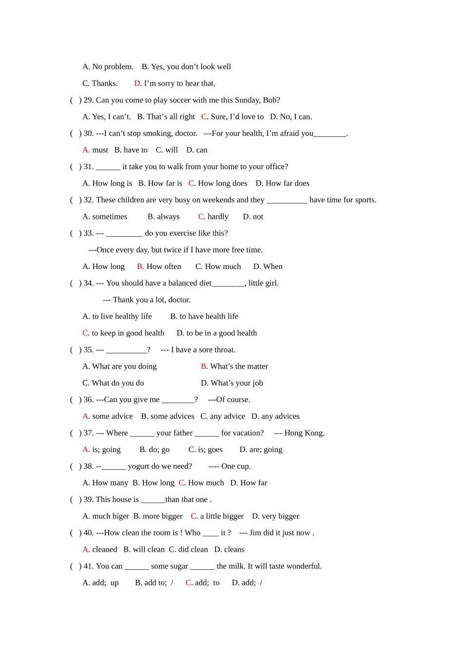 外国语八年级（上）期中考试英语_第3页