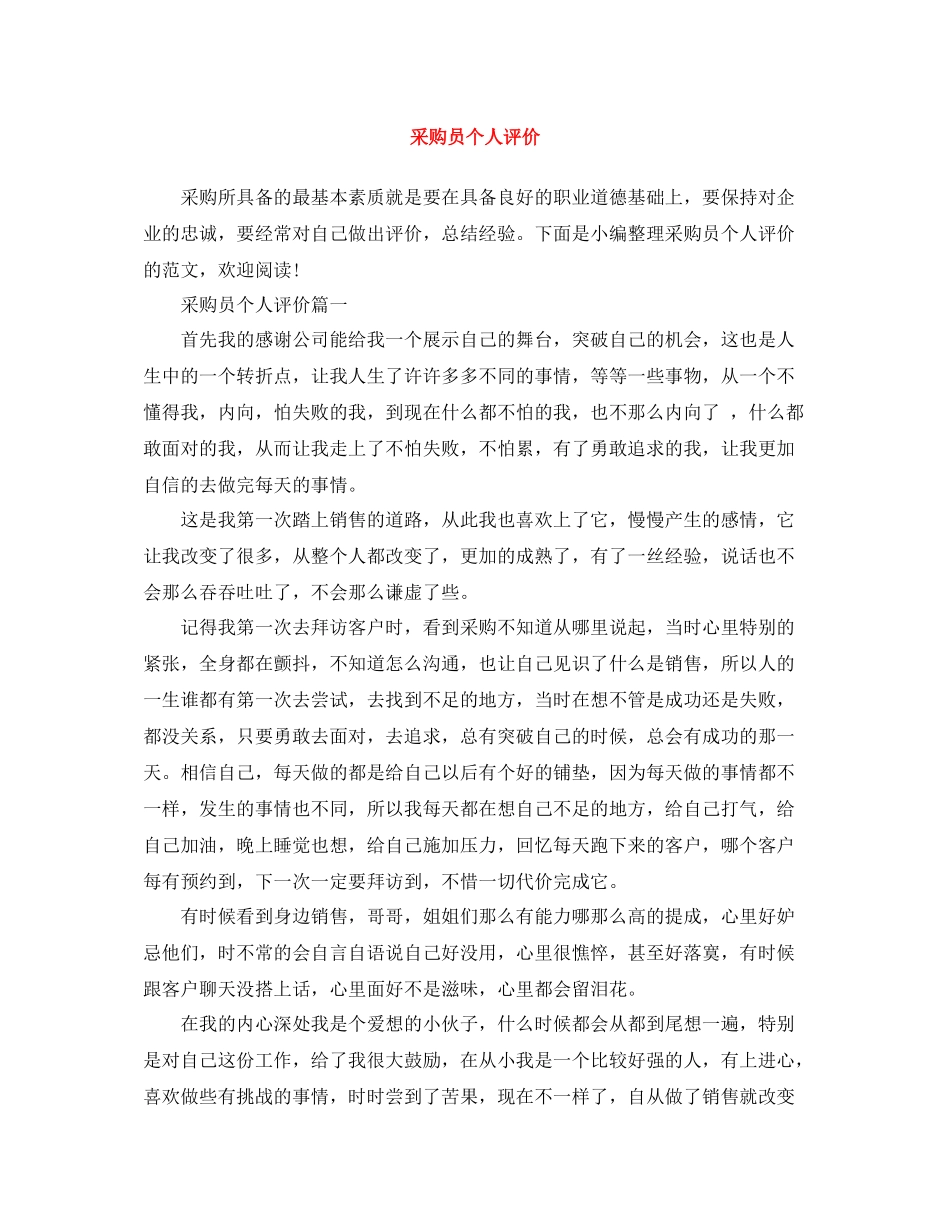 采购员个人评价_第1页