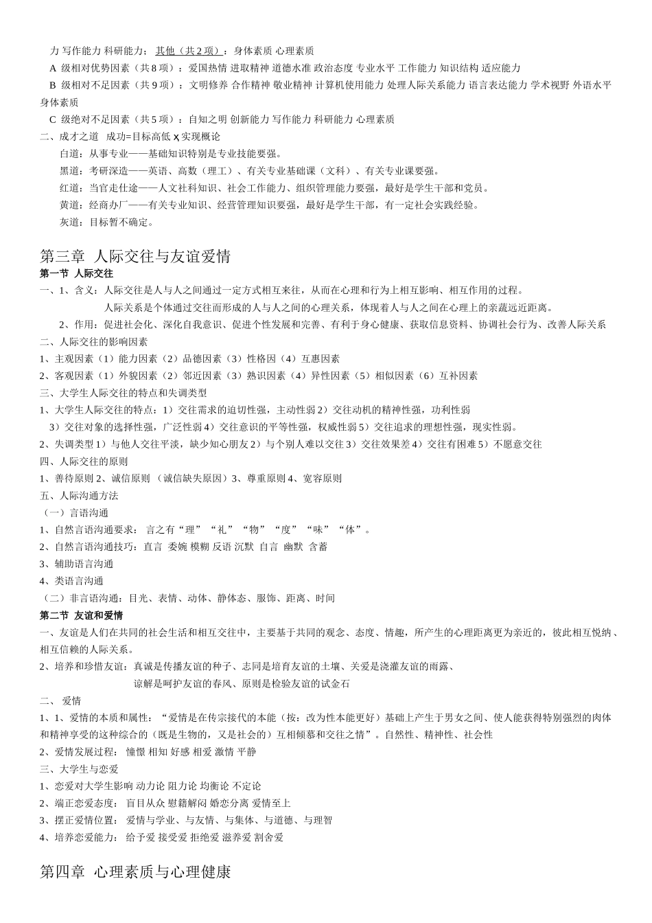 思修【罗石】(可直接打印带进考场版)_第2页