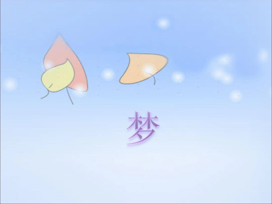 彩色的梦课件_第1页