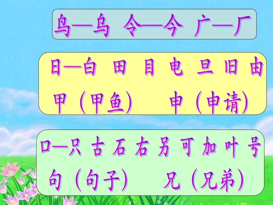 人教版_一年级下_语文园地六课件_第2页