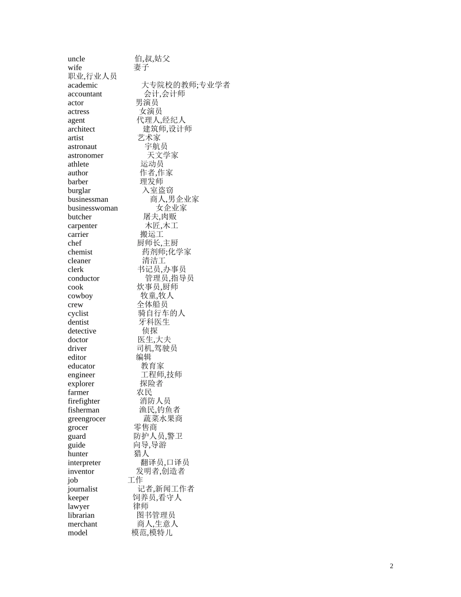 高考英语单词3500分类记忆(1)_第2页