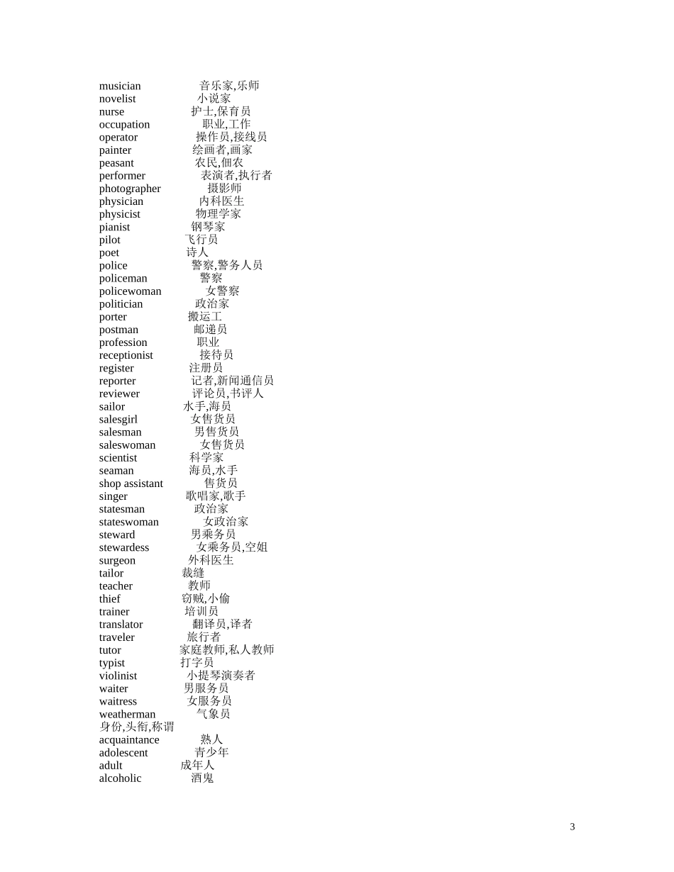 高考英语单词3500分类记忆(1)_第3页