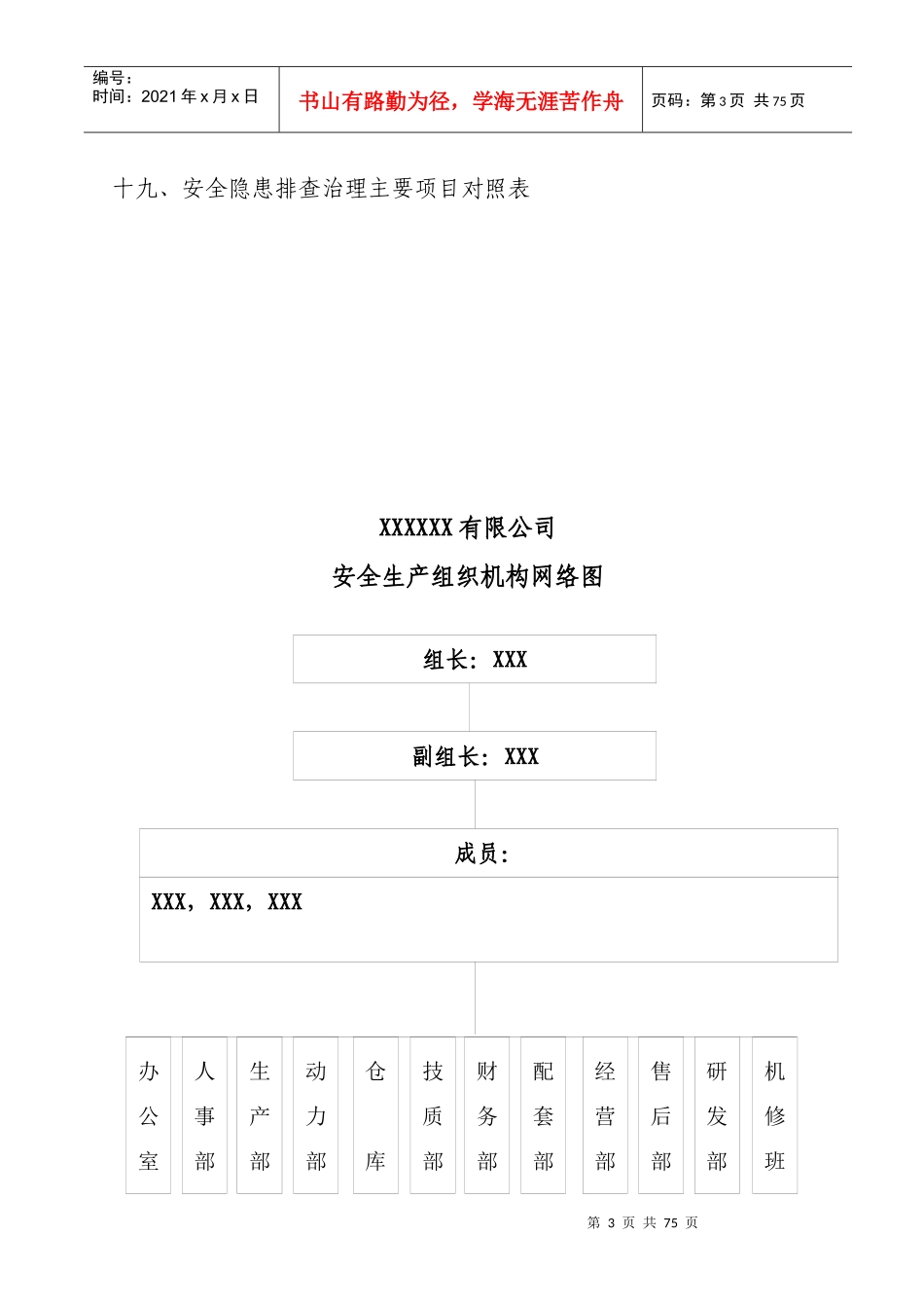 某公司安全生产制度汇编(DOC 页)_第3页