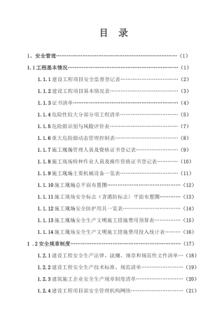 XXXX-5-11最新安全台账