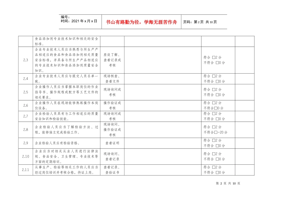 生产许可证申办通则任务列表_第2页