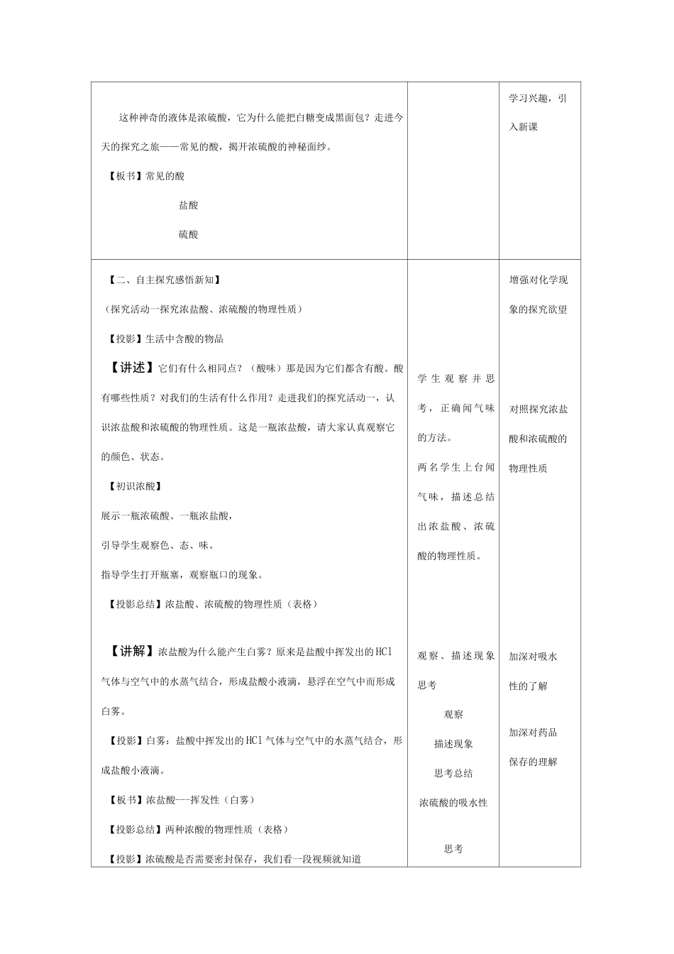 常见的酸 优质课 教案_第2页