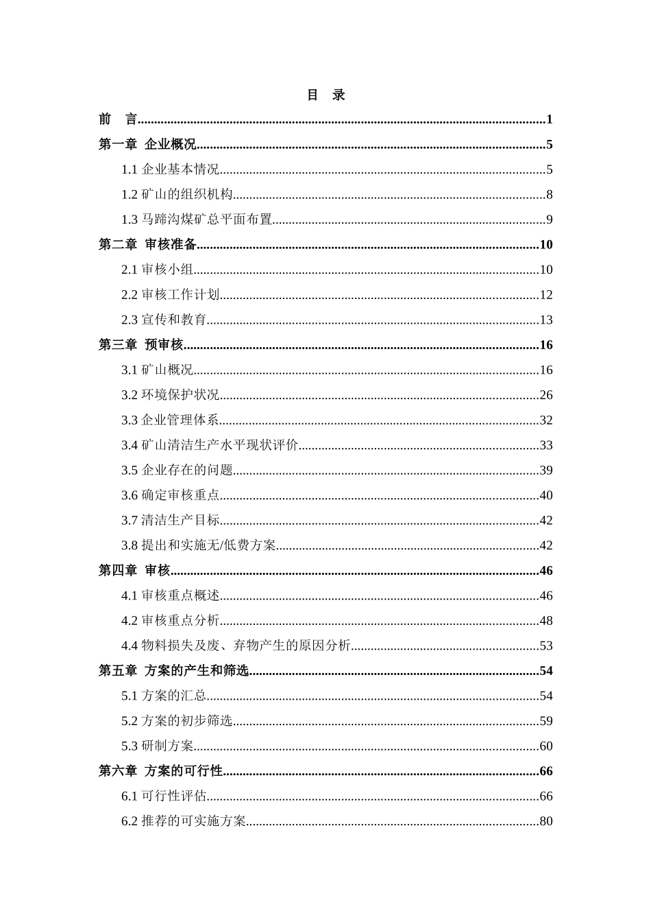 清洁生产审核报告(修改后)_第1页