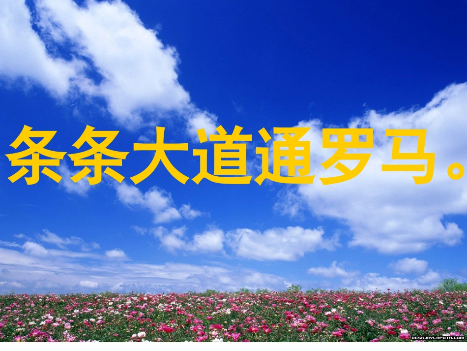 通往广场的路不止一条PPT课件_第1页