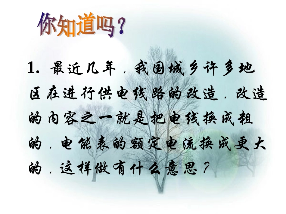 电功率和安全用电_第2页