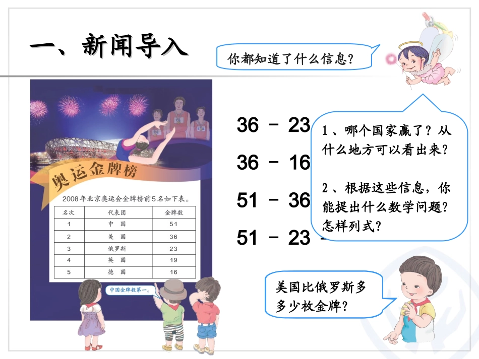 西二：两位数减两位数（不退位减）课件（冯丽娟）1_第3页