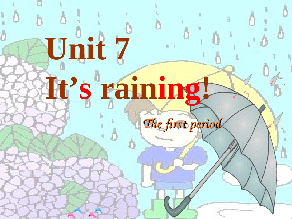 新目标七年级下unit7_It's_raining!第一课时课件_第2页