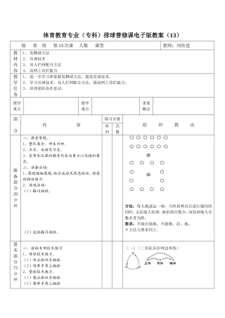 排球教案(13)