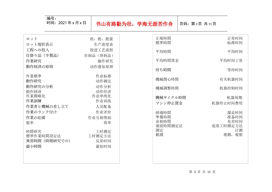 工业生产管理用语_第3页