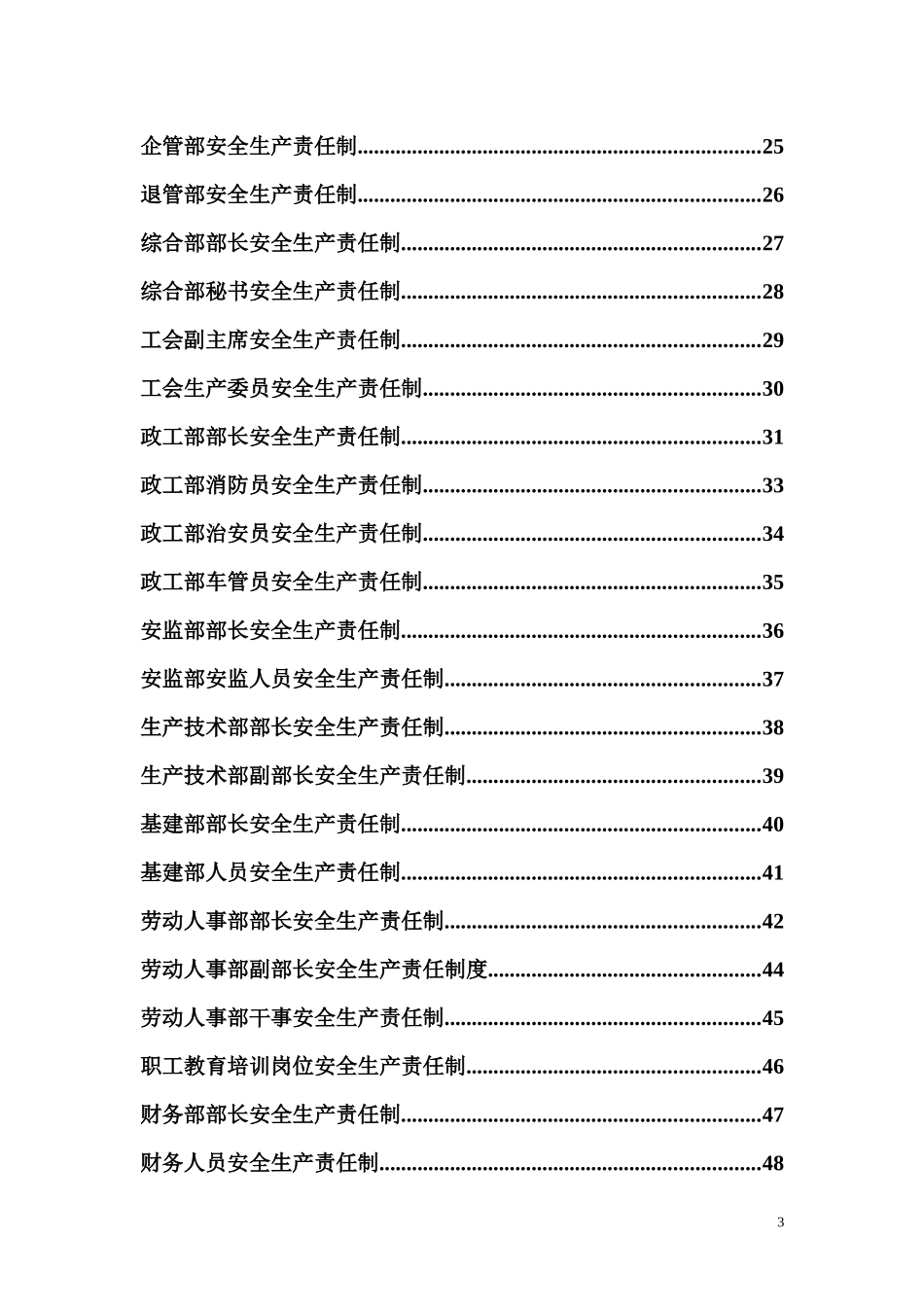 某公司安全生产责任制汇编(DOC 65页)_第3页
