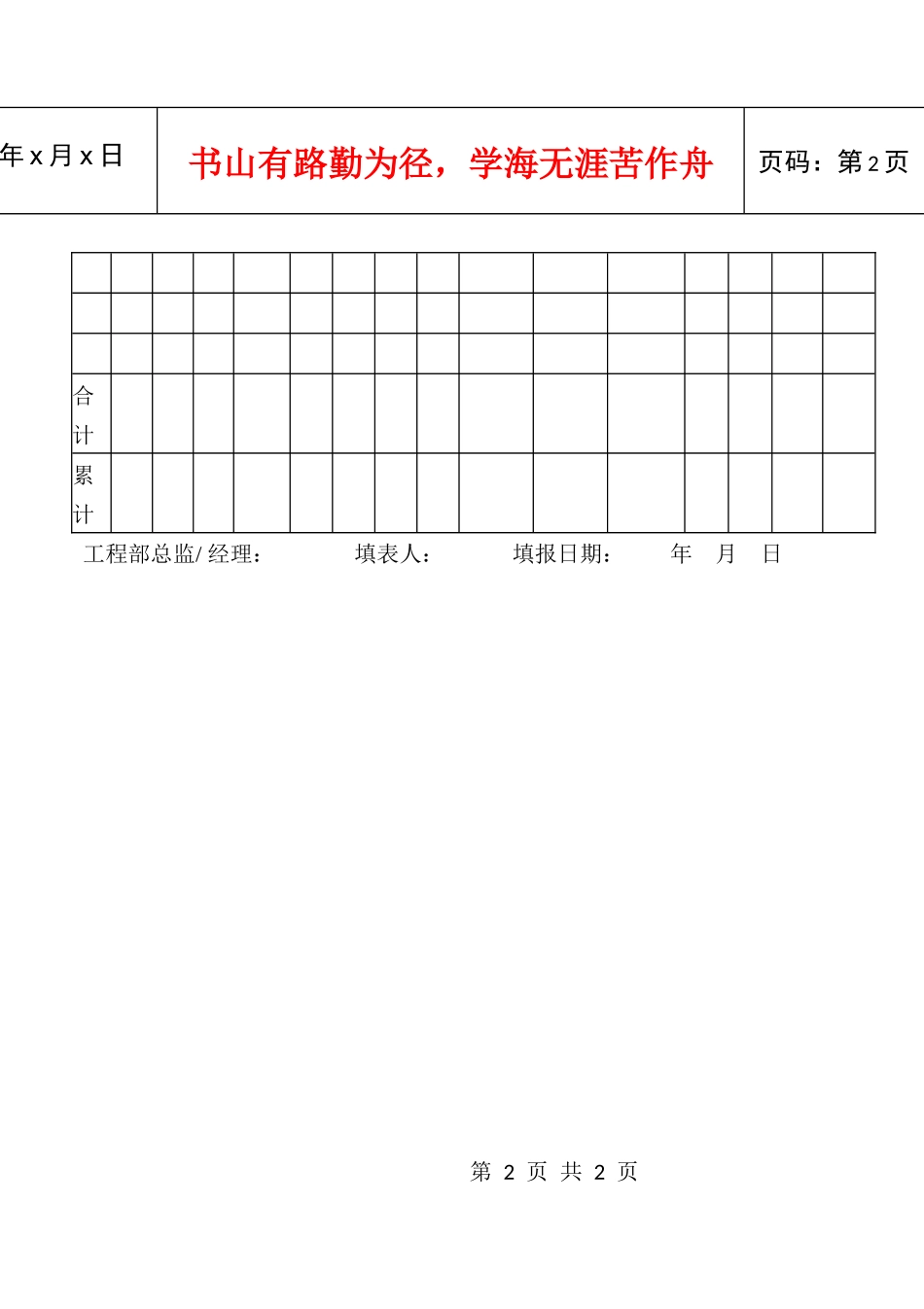 设备事故报告单（3）_第2页