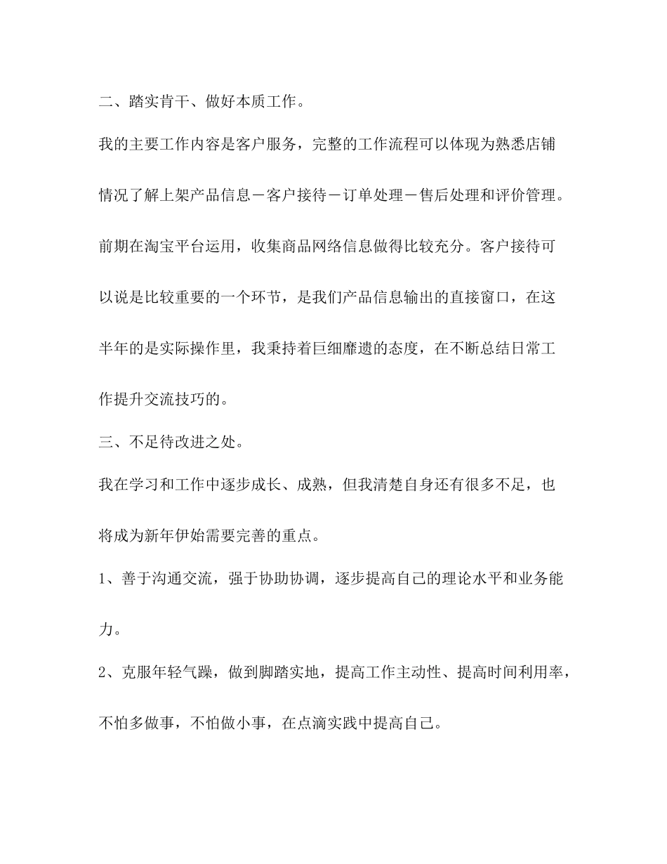 电商个人工作总结新版_第2页