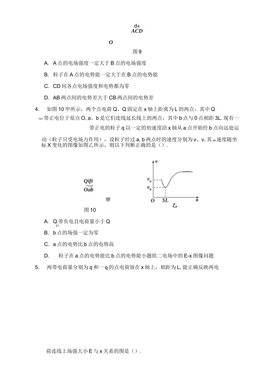 电场中的常见图像问题-_第2页