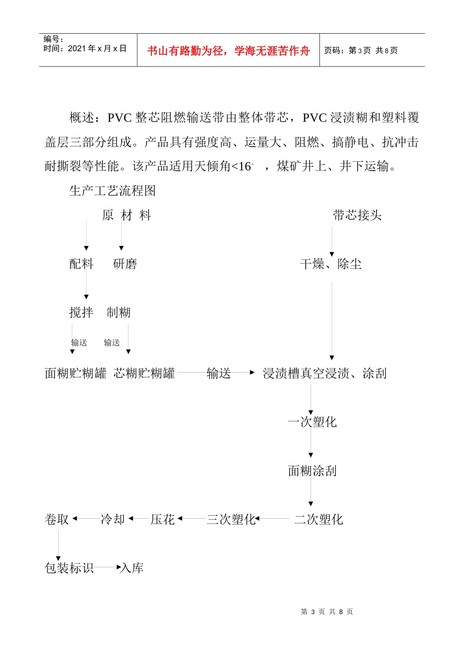 保定华月胶带公司阻燃带车间作业指导书_第2页