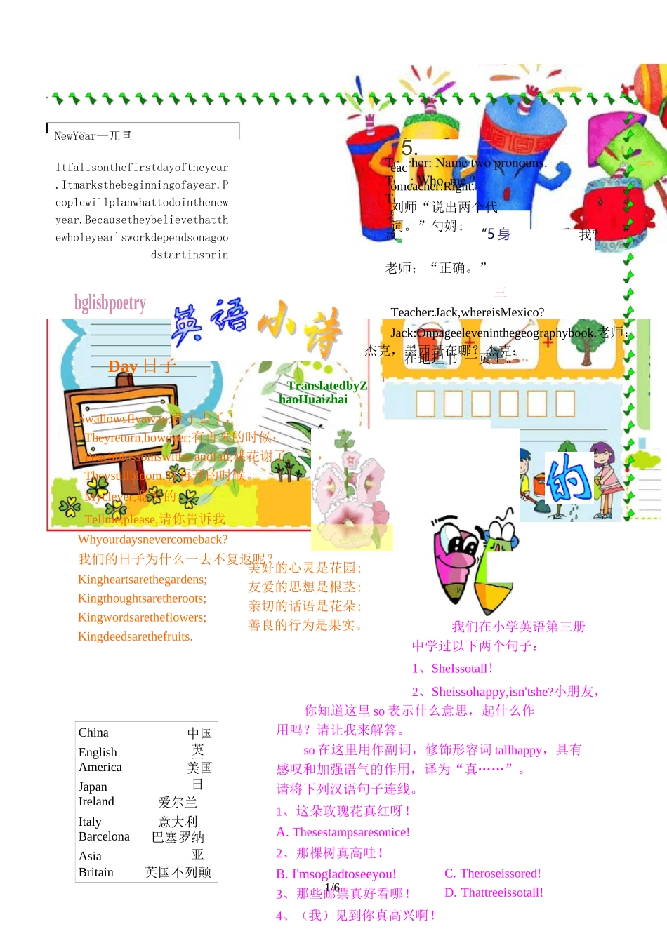电子小报模板word_第1页