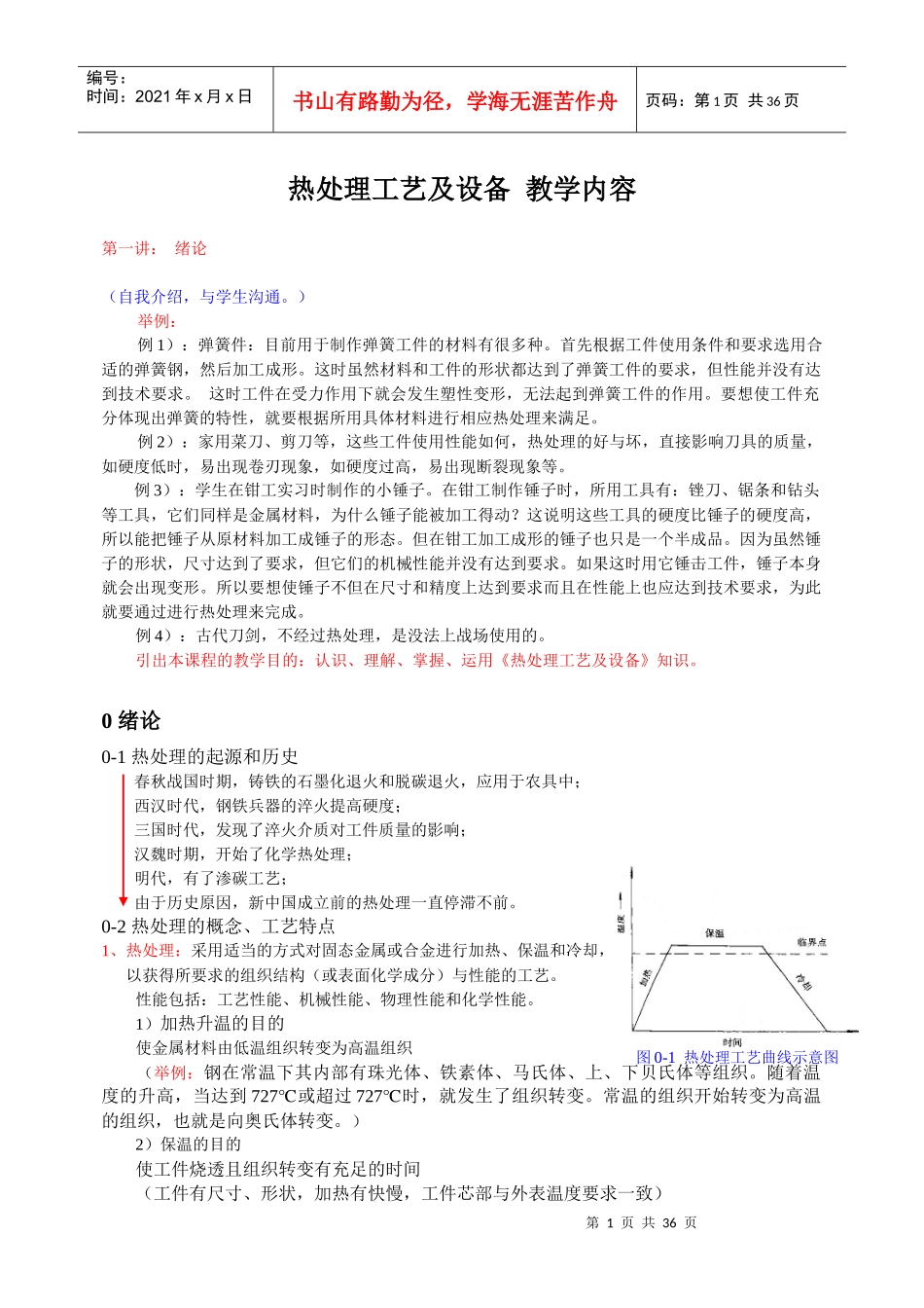 热处理工艺及设备讲义_第1页