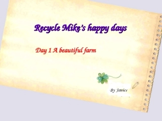 新版PEP六年级下册-Recycle-Mike's-happy-days-Lesson-()
