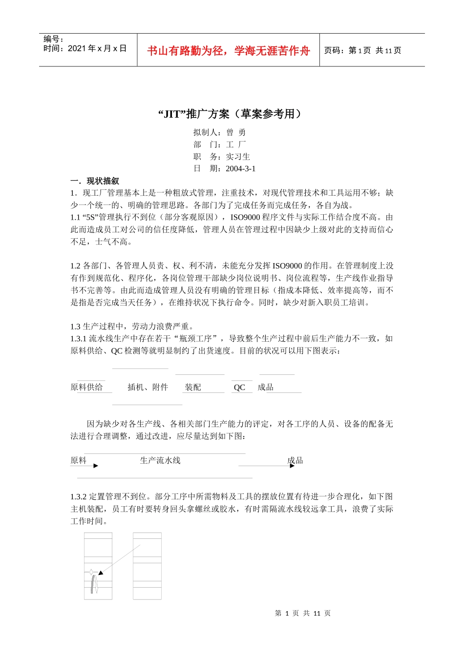 “JIT”推广方案草案参考用(doc11)_第1页