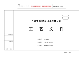 生产工艺流程卡(XXXX-03-25)