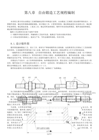 自由锻造工艺规程编制