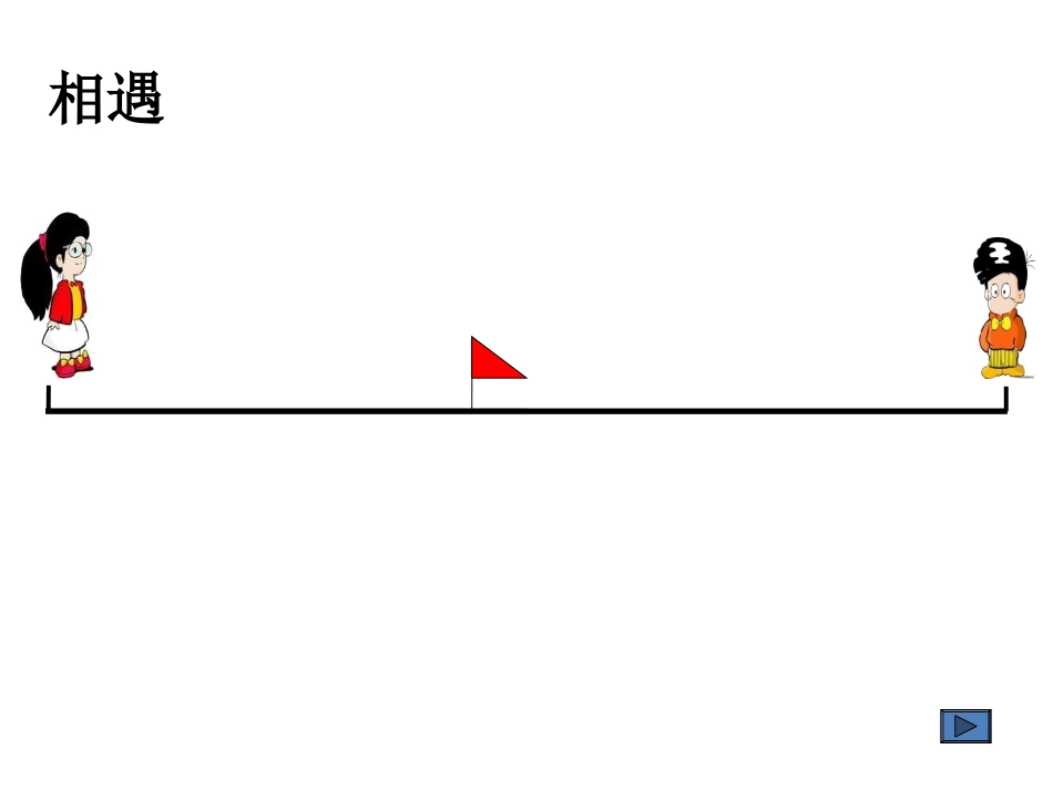 五年级上册数学课件-列方程解相遇问题_人教版_第2页