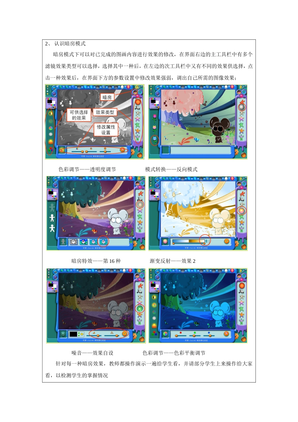 神奇的画图工具——金山画王（二）教案_第2页