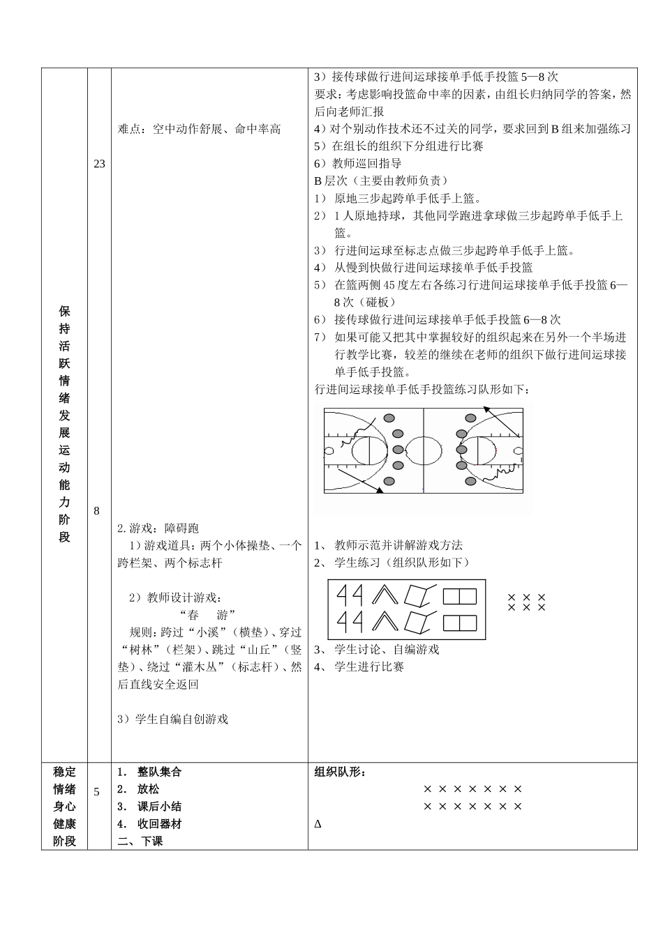 篮球校本课程教案_第3页