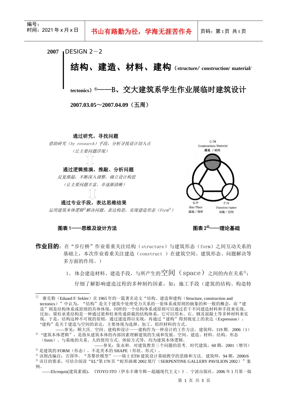 3－B-结构与建构：学生作业展临时建筑-作业Ill：空间_第1页