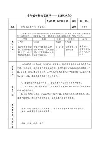 《森林水车》
