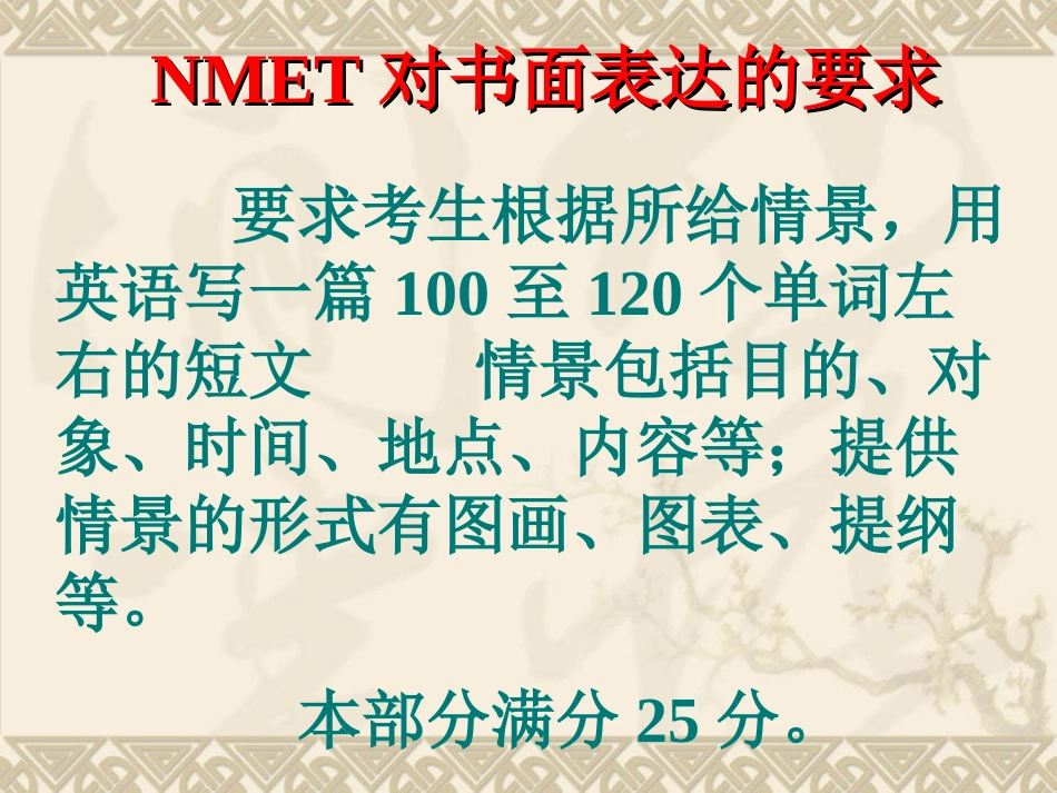 高考英语书面表达讲练-赢取高分策略[课件]_第2页