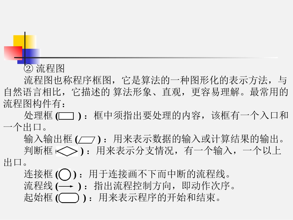 算法及算法的表示方法 ()_第3页