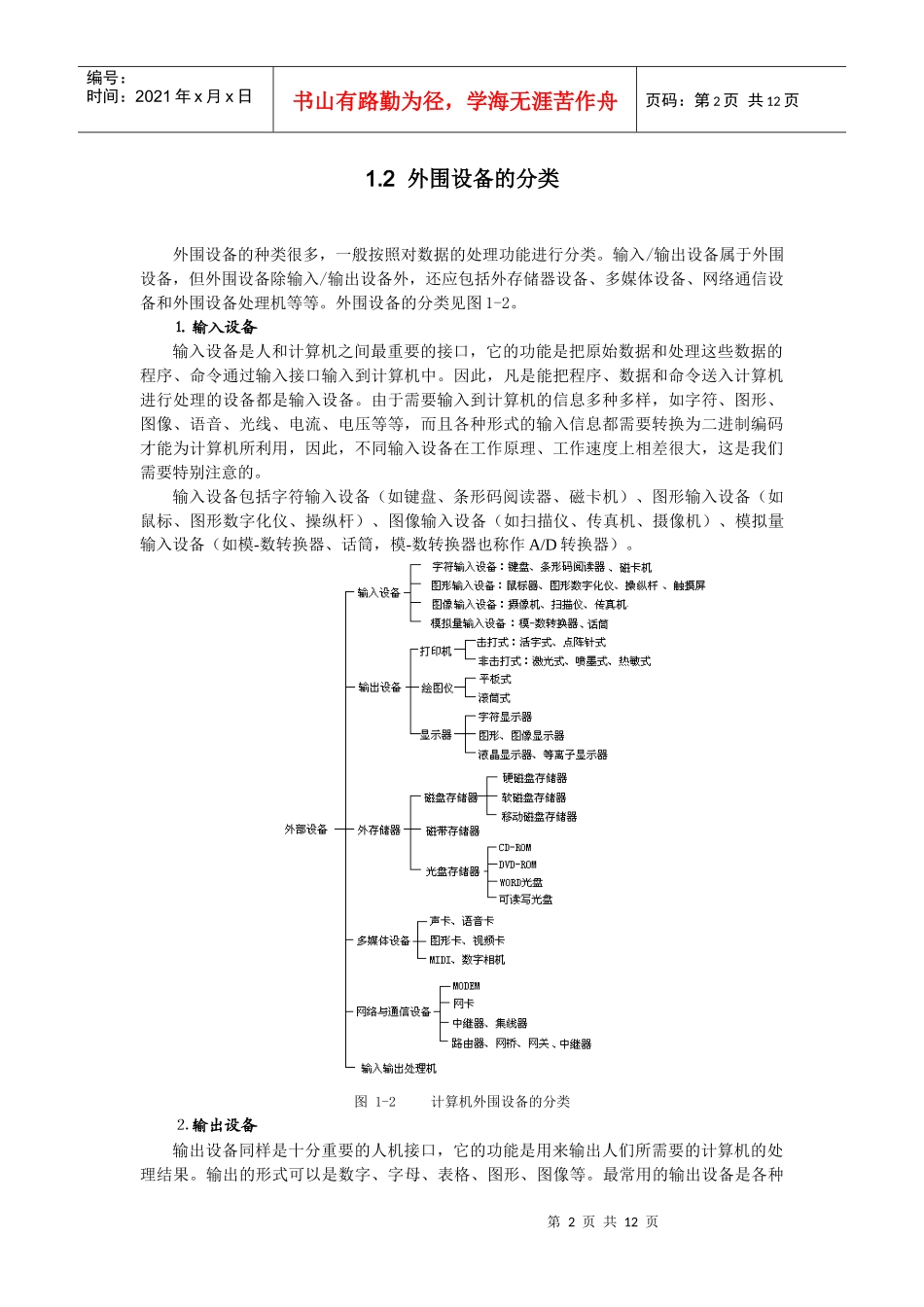 第1章计算机外部设备概述（1_第2页
