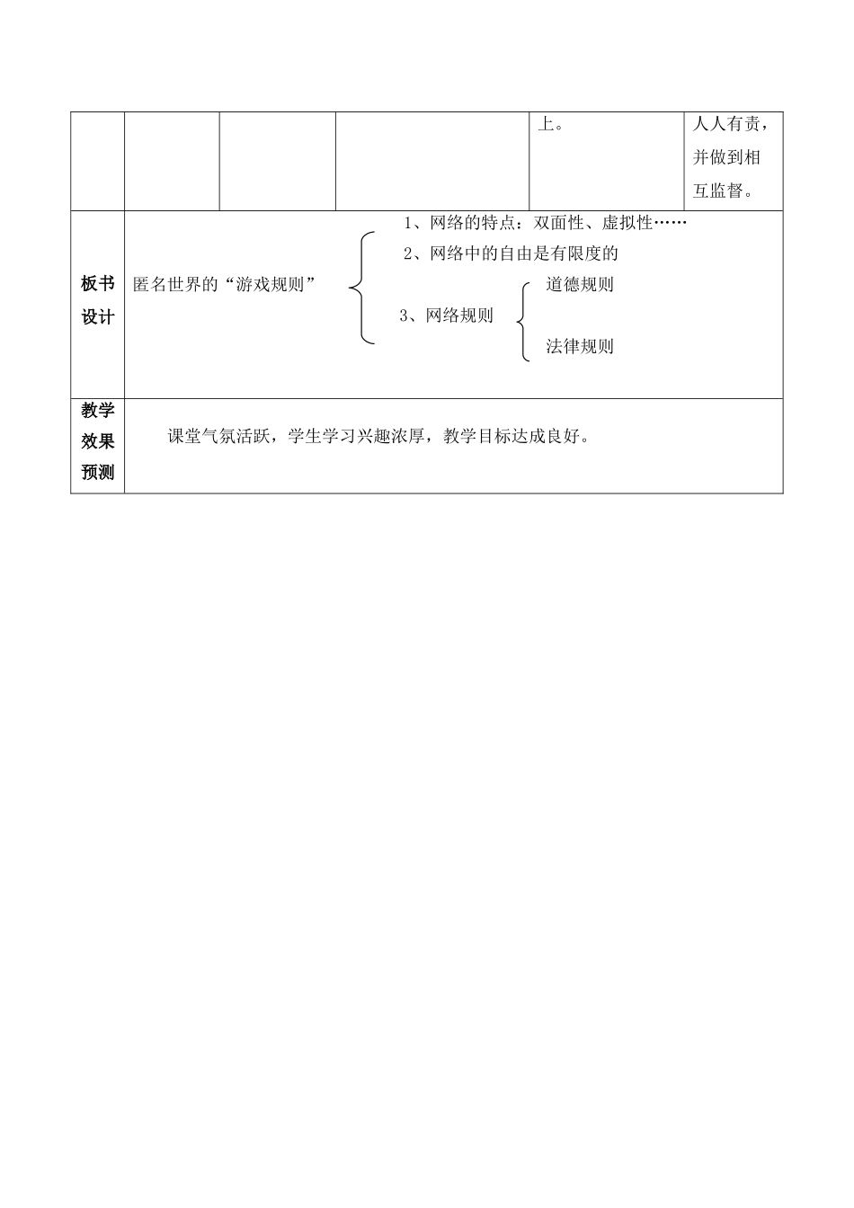 匿名世界的“游戏规则”教学设计_第3页