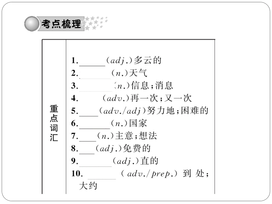 第4课时-七年级（下）Units7～12 (2)_第2页