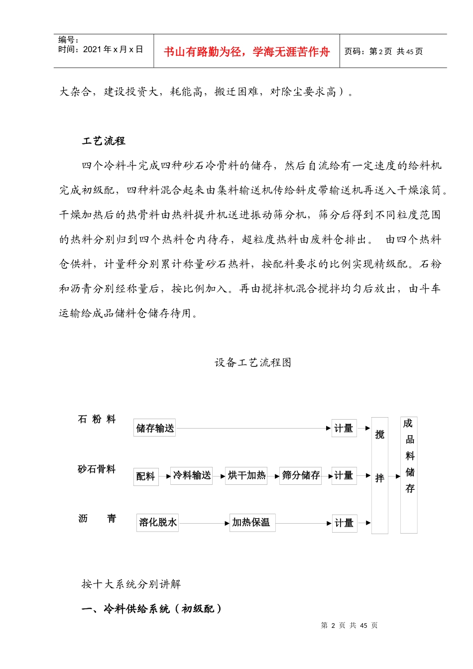 间歇强制式沥青混合料搅拌设备培训教材_第2页