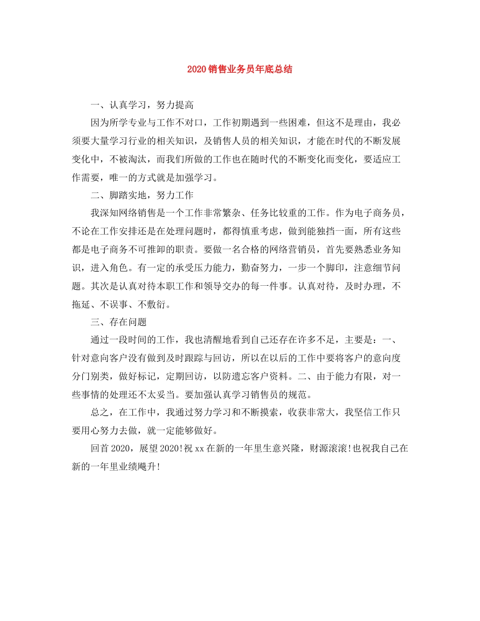 销售业务员年底总结_第1页