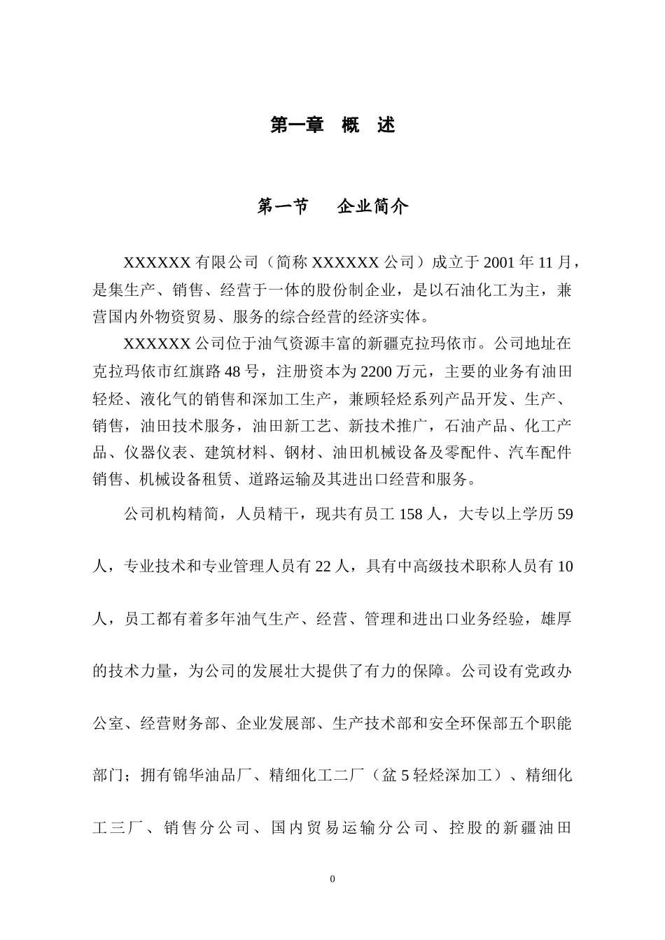 XXXXXX公司安全评价报告_第1页