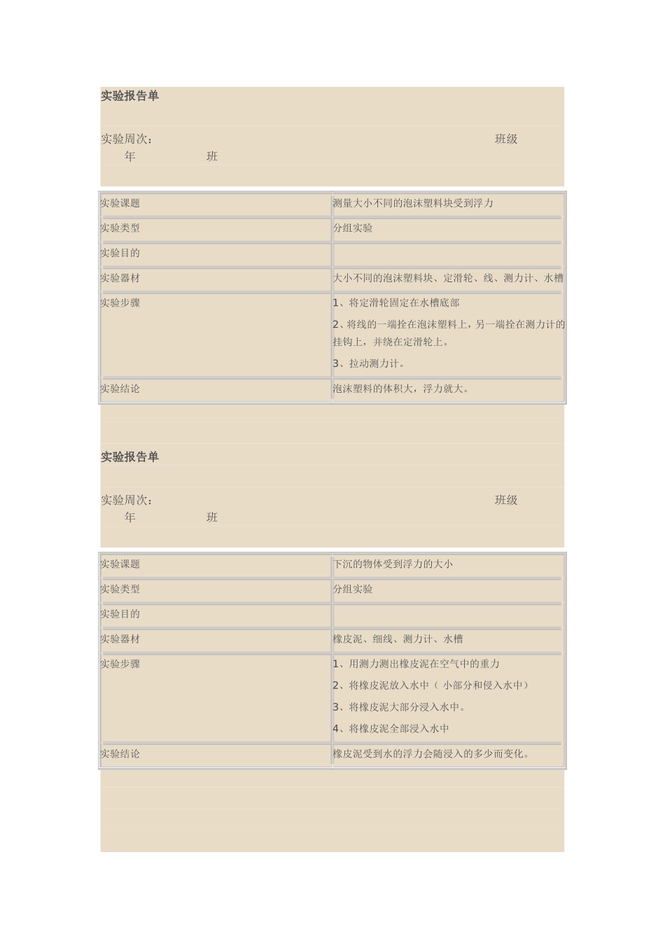 五年级下册实验报告单_第3页