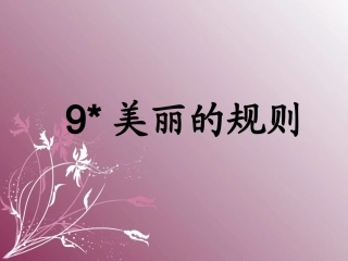 （语文S版）六年级语文下册课件美丽的规则修改2