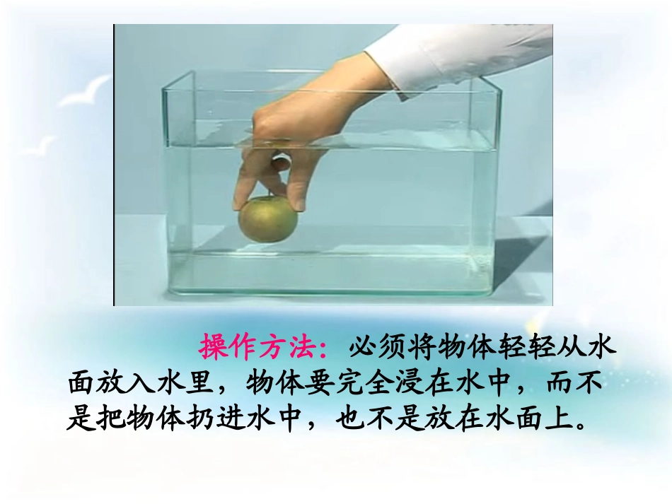 《物体在水中是沉还是浮》课件_第2页
